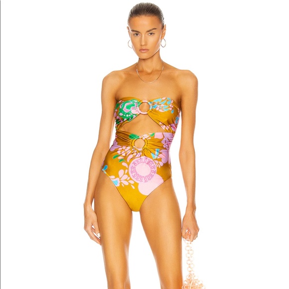 Zimmermann One Piece Teddy Double Ring Swimsuit - Picture 6 of 15
